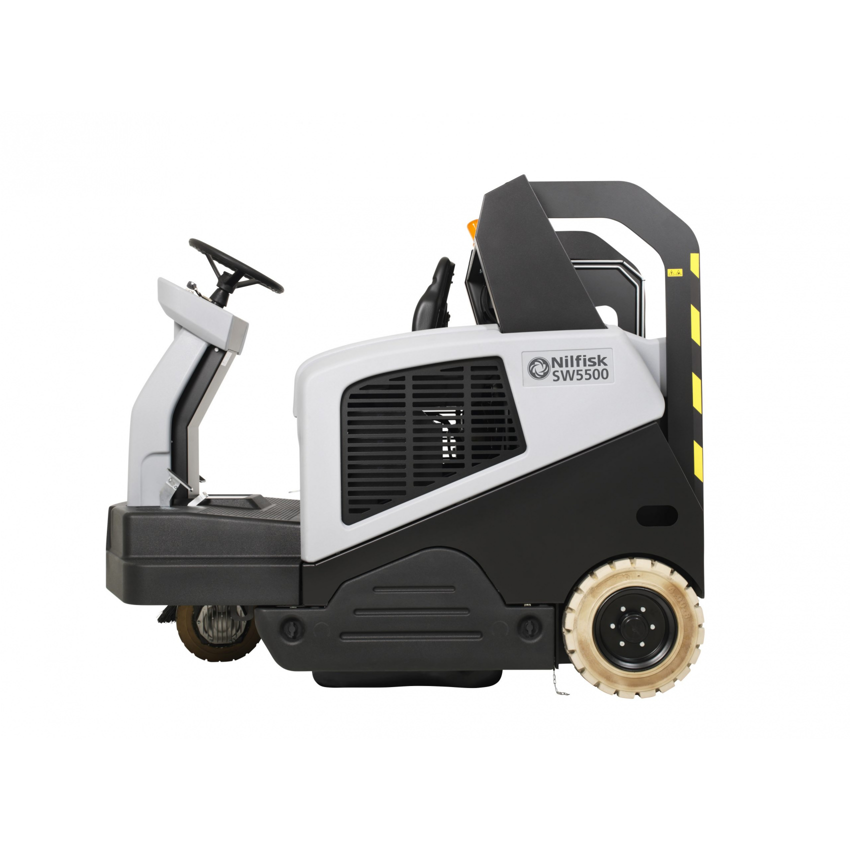 Nilfisk SW5500 Battery Or Diesel Hybrid Sweeper - Aspel Cleaning Equipment